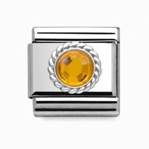 Charmlinks Citrine Birthstone Charm29622-CI