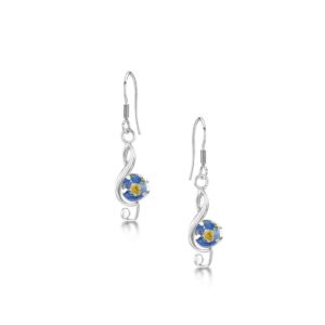 Sterling Silver Treble Clef Earrings