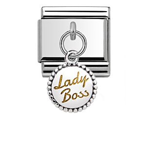 18 & Heart Silver Drop Charm 29470SS