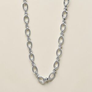 Matisse Silver Chain Link Necklace N603030s