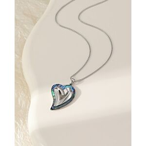 Matisse Aurora Heart Silver Necklace N603147s