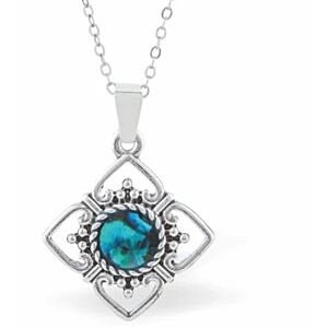 Matisse Natural Paua Shell Sunburst Necklace P1344