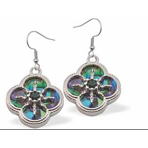 Matisse Paua Shell Daisy Drop Earrings P552