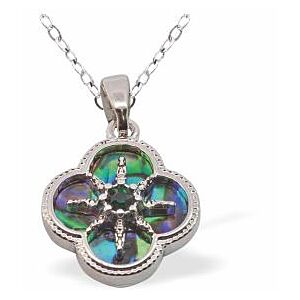 Matisse Paua Shell Daisy Necklace P756