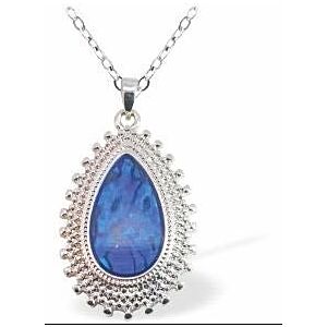 Matisse Paua Shell Fancy Peardrop Necklace P774