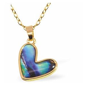 Matisse Paua Shell Love Heart Necklace PA48