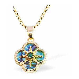 Matisse Paua Shell Daisy Necklace PA50