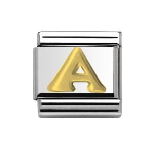 Gold Letter A Charm 29481GS-A