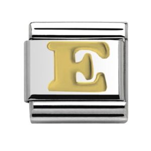 Gold Letter E Charm 29481GS-E