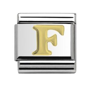 Gold Letter F Charm 29481GS-F