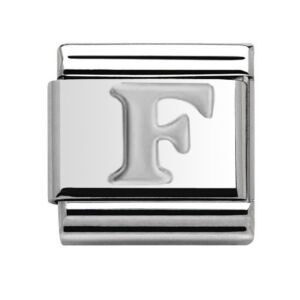 Silver Letter F Charm 29481SS-F
