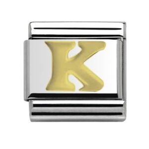 Gold Letter K Charm 29481GS-K