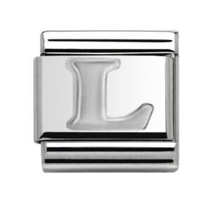 Silver Letter L Charm 29481SS-L