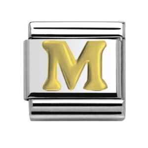 Gold Letter M Charm 29481GS-M