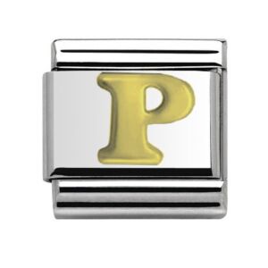Gold Letter P Charm 29481GS-P