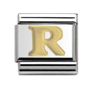 Gold Letter R Charm 29481GS-R