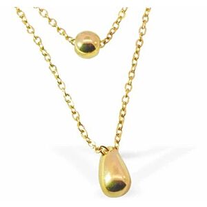 Matisse Waterdrops: Double Drop Pendant Necklace W31